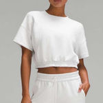 Lululemon Softstreme Gathered T-Shirt Light Vapor Size 10 Photo 0