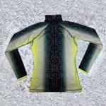 Nike  Pro Dri-FIT Black and Neon Yellow Half Zip Pullover Training Top Photo 1
