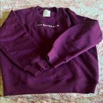 “For better days” Purple Sweatshirt with Uplifting Message Size M Photo 1