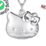 Hello Kitty Locket Sterling Silver Stamped 925 Necklace Pendant NEW! Photo 1