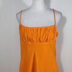 Olivaceous  Orange Sundress with Ruched Bust NWT Size Large Orange Slip Dress Photo 1