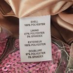 Milly Kinsley Floral Garden Sequin Back Slit Sheath Midi Dress Purple Sz 6 Photo 14