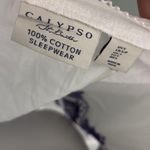 Calypso St. Barth  Pajama Shirt 100% Cotton Small NEW Photo 4