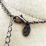 Cookie Lee silver tone rhinestone circle pendant necklace Photo 5