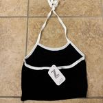 Zoozatz  Vanderbilt University Game Day Halter Neck Crop Top Photo 2