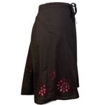 BODEN skirt in brown with pink underskirt and cut Photo 3
