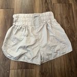 Free People Movement The Way Home Shorts Metallic Silver Active Athleisure Sz L Photo 1