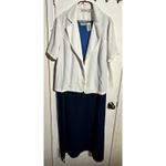 Vintage Studio Ease Blue Denim Floral Embroidered Maxi Dress 22W Size undefined Photo 2