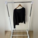 James Perse Standard  Black‎ Long Sleeve Top Size Large Photo 4