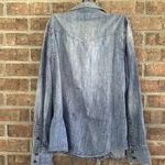 Madewell blue jean long sleeved  shirt size small Photo 1