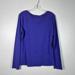 Harley Davidson Harley-Davidson Y2K Henley Purple Eagle Graphic Fitted Long Sleeve Top Large L Photo 4