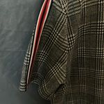 Banana Republic :Black/White plaid shorts sleeve- strips on shoulder-cotton-Top-S Photo 5