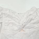 superdown Flynn Ruched Sleeve Dress in White Small Photo 3