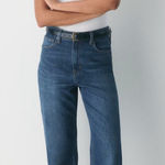 Aritzia Denim Forum for 25 Womens Jeans Dark 28" inseam Straight Leg Classic Photo 0
