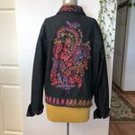 Coldwater Creek Blue Jean Jacket embroidered Photo 3