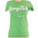 American Apparel  Young Life T-Shirt Short Sleeve Womens M Green Tee Classic Photo 0