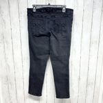 Vintage Tripp NYC Jeans Women Size 14S Black Skinny Size Skulls Striped Cotton Photo 3