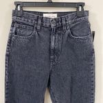 SLVRLAKE Beatnik slim straight distressed rigid denim jeans washed black size 25 Photo 3