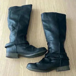 Route 66  Black Tall Boots 8W Photo 3
