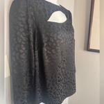 Lane Bryant Classic Long-Sleeve Cut-Out Crew-Neck Blouse Photo 5