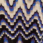 Just Fab Black & Blue Poncho Top size Small Photo 5