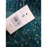 Loft Lou & Grey  Mock Neck Green Oversized Sweater XS Extra Small NWT Photo 3