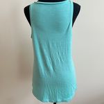 American Eagle Turquoise Flowy Tank Photo 1