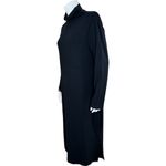 Women with Control Finespun Jersey Tummy Control Midi Dress Black Petite Small Photo 4