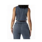 Alphalete   Very Terry Crop top Cutoff - Blue Topaz , Size Medium Photo 1