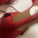 14th & Union 14 th and Union 2 inch heels ruffle side design cranberry pink size 9 Photo 7