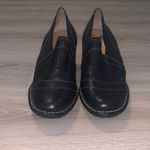 Sofft  Women Loafer Chunky Heel Black Leather Comfort Shoe Size 9.5M Photo 2