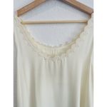 Zoe California White Dress Large with Lace Fringe Vintage 90's Photo 1