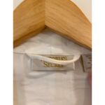 Victoria's Secret Victoria’s Secret Women’s Robe M/L White Cotton Belted Crest Logo Lightweight Photo 6