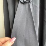 Robert Rodriguez  Silk Black Halter Neck Ruffle Bubble Mini Dress Size 4 Small Photo 2