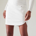 Athleta  Fairway Golf Skort 18" Women’s XL White Tennis Pickleball Skirt Photo 0