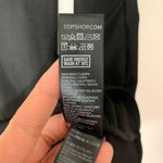 Topshop  Dress Size 10 Sleeveless Mesh Zip Front Black Sporty Stripe New Photo 7