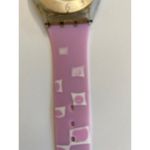 Swatch Watch Marble Time Pink Slim Skin Classic SKF315 Vintage 2002 Works well! Photo 9