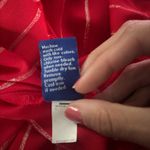 Apt. 9  Women’s Red Striped Sleeveless Button-Down Blouse Photo 7