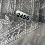 Sue Wong womens Size 8 Dress Nocturne Embellished Formal Gown Party Silver Gray Photo 11