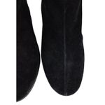 Franco Sarto Watch Black Leather Suede Dress Boots High Wedge Heels Women Sz 9 Photo 7