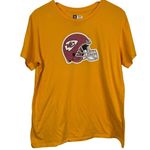 NFL Kansas City Chiefs Big Helmet Womens Short Sleeve Graphic Tee Size 2XL Photo 1