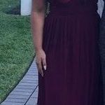 Lulus Burgundy Bridesmaid Dress Photo 0