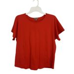 COS Cocoon Back Red T-Shirt Size Small Lagenlook Minimalist Classic Abstract Art Photo 1