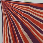 Vintage Vera Sunray Scarf Made In Japan Orange Photo 1