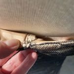 Ricki Freeman for Teri Jon strapless silk cocktail dress Size 8 tan/black Photo 8