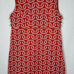 Vtg 60s Mod Go Go Shift Dress Orange Psychedelic Side Slit Gale Mitchell READ SZ Size XS Photo 0