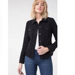 Liverpool Jean Co. Black Knit Denim Jacket New! Photo 4