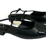 A New Day Women’s 8.5 Black Maxine Cap-Toe Slingback Ballet Heeled Flat shoe NWT Photo 1