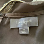 Liz Claiborne Liz‎ Claiborne Tiered Lace Detail Size 10 Bulit In Slip Photo 5