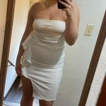 Selfie Leslie White Graduation Dress Photo 5